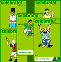 'How do you celebrate?' - details of Flash animation for footballculture.net