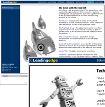 Detail from the Leading Edge website