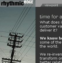 RhythmicEdge consultancy website