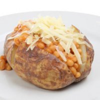 Baked potato with beans and cheese.jpg