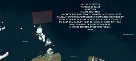 NOTAM NAVAREA XX.