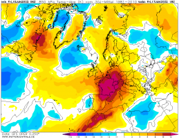 GFS op 06z10Jun2022 850hPa temperature anomaly (18z17Jun2022).