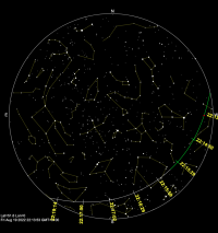 Starlink 4-27 second pass, 2213BST 19Aug2022, London UK.