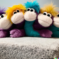 DALL·E 2022-11-03 21.50.18 - The Muppet Centipede. Puppets, muppets, fuzzy, cute. Photography.png