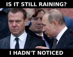 BRISTLEKRS - PUTIN AND MEDVEDEV IN THE RAIN - FOUR WEDDINGS - IS IT STILL RAINING.jpg