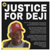 JUSTICE FOR DEJI! picture of Oladeji Omishore