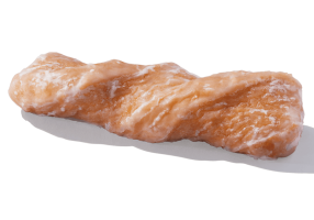 A yum yum: A pillow-soft doughnut twist covered in a sugar glaze. 