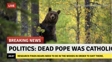 Politics: dead pope was Catholic. 