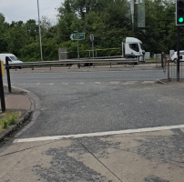 road sign pointing the directon to St Helens