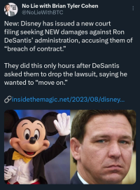 Disney suing de Santis again