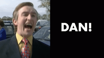 ALAN PARTRIDGE - DAN! DAN! DAN!.gif