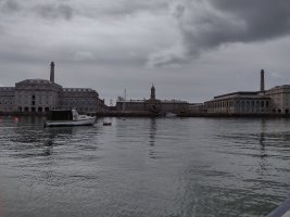 Photo of Royal William Yard, Plymouth taken from across the harbour.