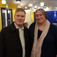 Keir Starmer and Linda Smith