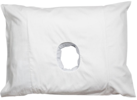 pillow with a hole in it