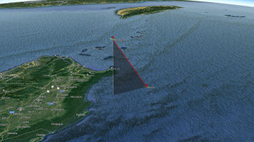 2024 RW1 entry trajectory estimate (ESA).