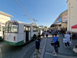 Tiraspol trolley bus.