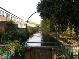 small stretch of canal, Betts Park, Anerley