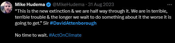 David Attenborough and others on climate change. 2 Years ago. 