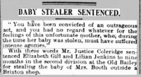 Daily Mirror February 02, 1918 lost baby sentence.JPG