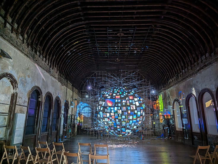 The fascinating Waiting Room installation by Sarah Sze at Peckham Rye Railway Station