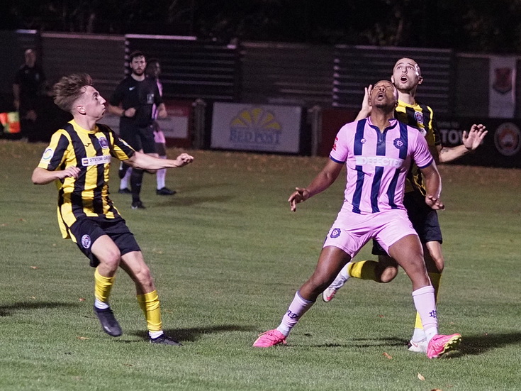 Photos and video highlights: Dulwich Hamlet progress to the next round of the London Senior Cup after win 2-0 win at Erith, Tues 19th Sept 2023