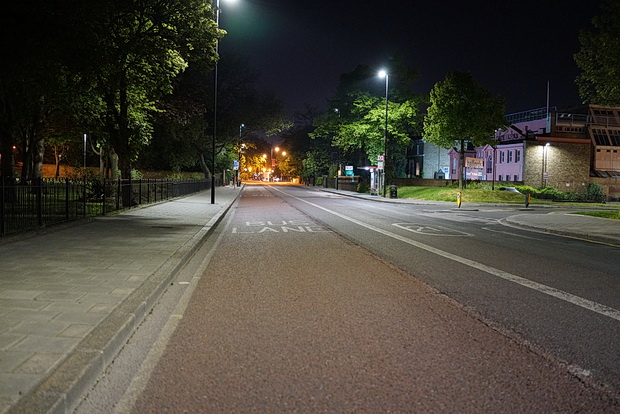 Midnight in Brixton on a Saturday night during the lockdown, 25th April 2020