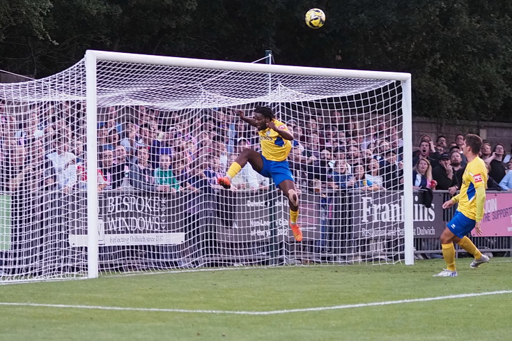 In photos: Dulwich Hamlet make it 4-1 against Canvey Island as Champion Hill ramps up the volume, Tues 15th August 2023