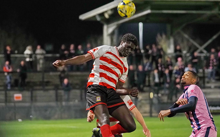 In photos: It's a poor performance from Dulwich Hamlet as they lose to basement strugglers Kingstonian, Weds 20th March 2024