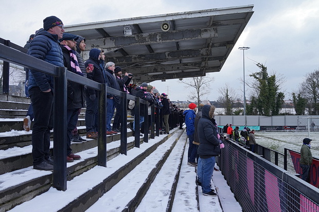 Dulwich Hamlet thump 3 past Worthing in snow-bound exile, Sunday 18th March 2018