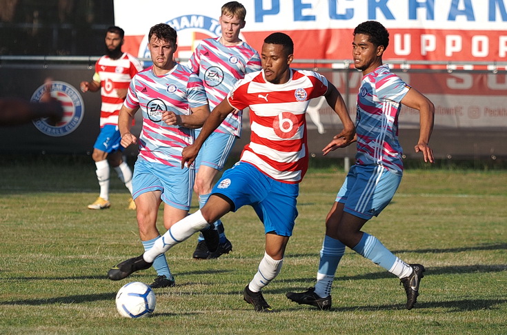 In photos: Peckham Town draw 1-1 with Stonewall FC in front of a record breaking crowd, Friday 7th July 2023