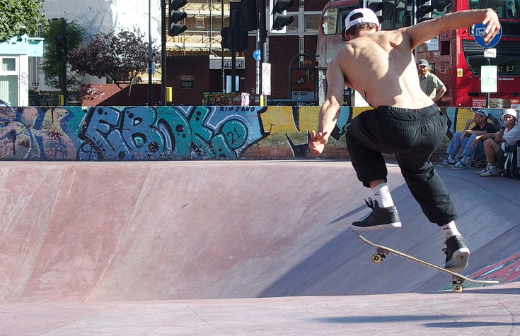 In photos: Skaters in action at the reopened Stockwell Skatepark