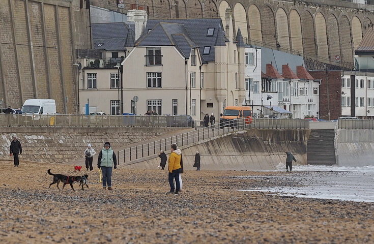 Architecture, great bars, the beach and the harbour: fifty photographs of Ramsgate Kent in winter