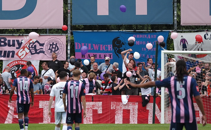 In photos: Dulwich Hamlet lose to Altona in a splendid afternoon of football, Sat 8th July 2023