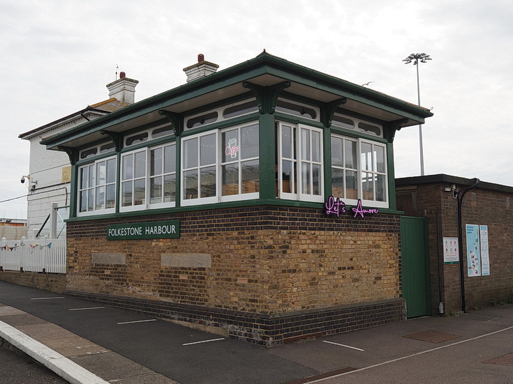 Return to Folkestone Harbour disused railway station - thirty photos