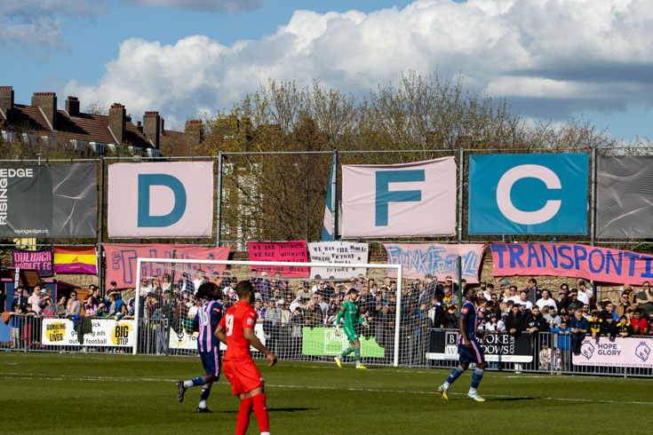 In photos: Play-off dreams fade as Dulwich Hamlet lose 1-2 at home to Billericay, Sat 30th March 2024