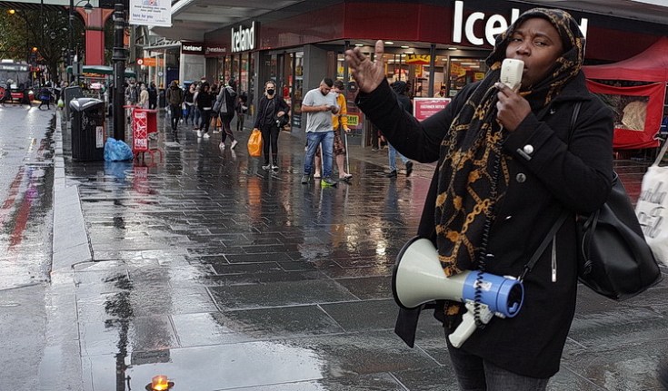 Street Preachers of Brixton: The perambulating, passionate one, Sept 2020