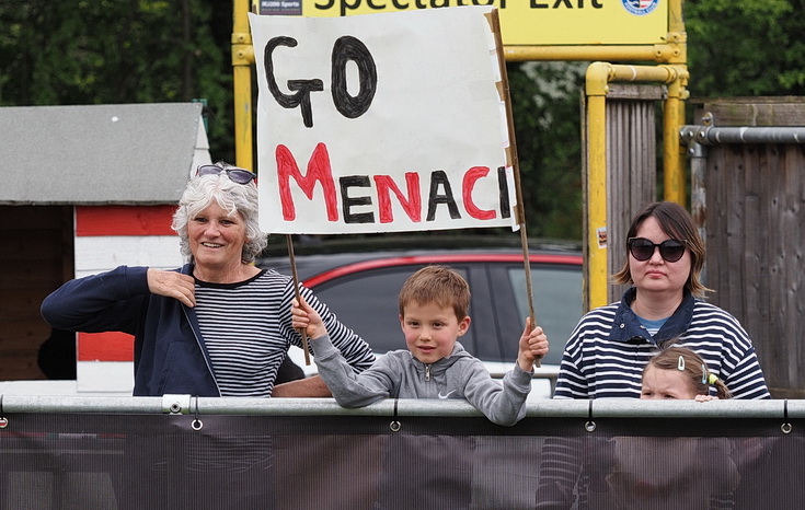 In photos: Peckham Town flattened four-nil by forceful Fleetdown FC, Mon 1st May 2023