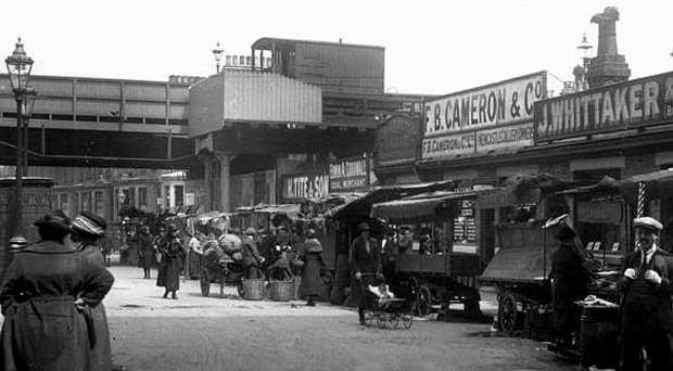 Brixton history - coal staithes at Pope's Road