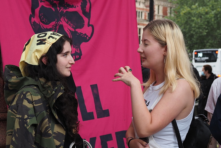 In photos: Extinction Rebellion in Trafalgar Square, London, 2nd September 2020