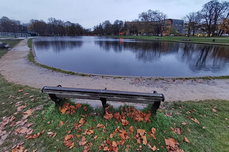 In photos: a wet, grey, autumnal stroll around Clapham Common, Nov 2020