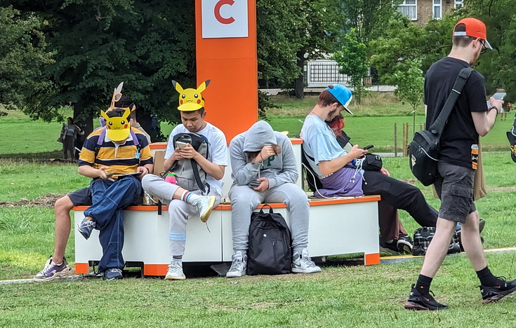 In photos: Pokemon Go in Brockwell Park, Fri 4th August 2023