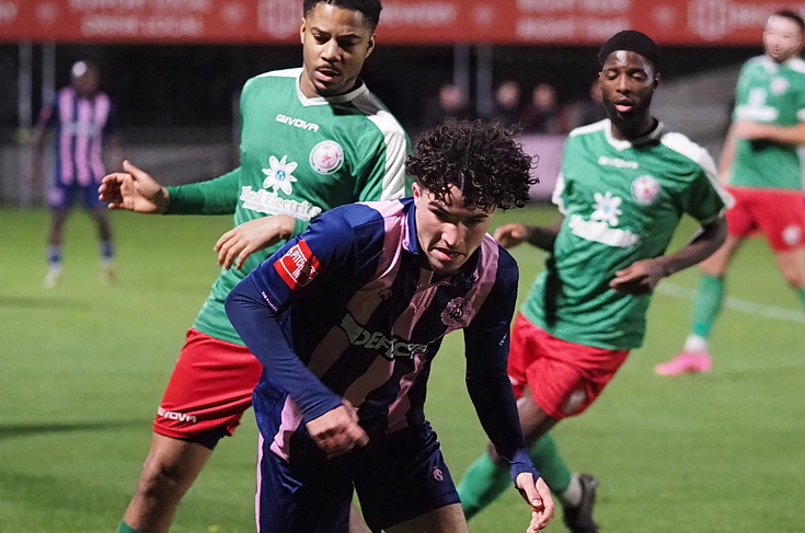 In photos: Dulwich Hamlet crash out of the London Senior Cup at the hands of lower league Sporting Bengal, Tues 19th Dec 2023