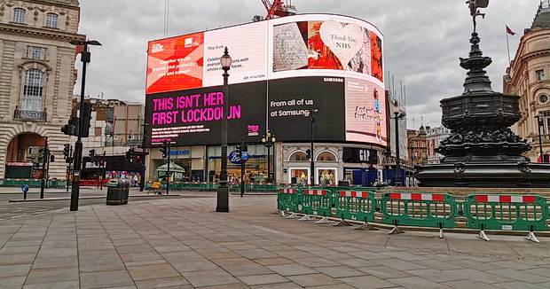 Deserted London: the empty streets of Soho, Leicester Square, Piccadilly Circus and Trafalgar Square, June 2020 