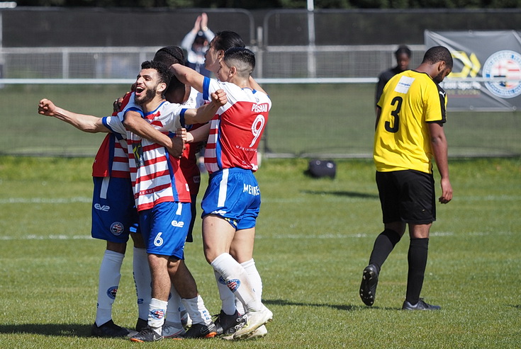 In photos: Ten man Peckham FC beat Croydon 3-0 in feisty cup encounter