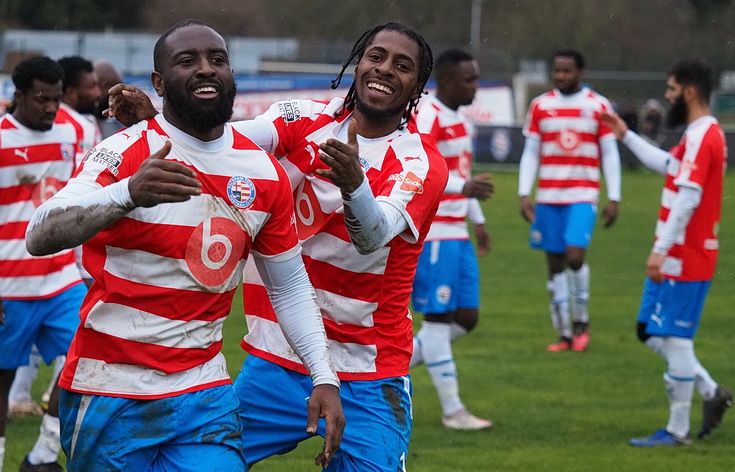 In photos: Peckham Town batter Bexley 4-1 as visiting goalie regrets telling fans to 'ssschhhh', Sat 10th Feb 2024