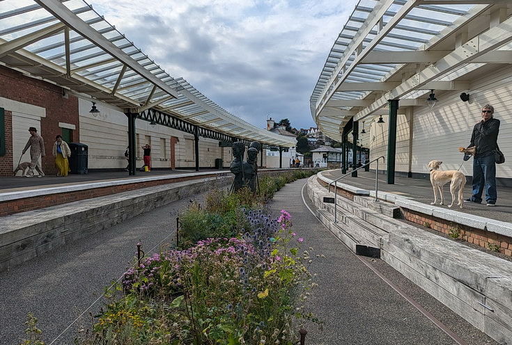 Return to Folkestone Harbour disused railway station - thirty photos