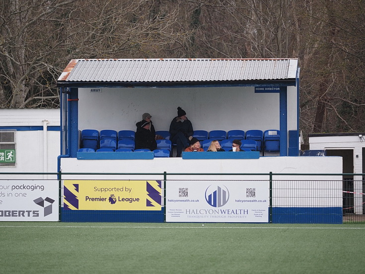 In photos: Goals galore as Peckham get thumped 2-5 in a ludicrously large, empty stadium, Sat 13th Jan 2024