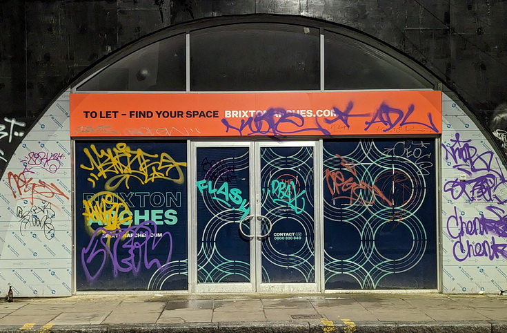 In photos: the appalling state of the arches along Atlantic Road, Brixton in March 2024