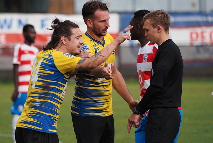 In photos: Peckham Town out of the League Cup after disappointing 1-2 home defeat by Snodland Town Reserves, Sat 21st Oct 2023