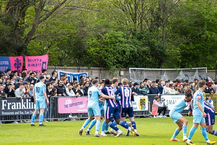 In photos: Woeful Dulwich Hamlet thumped 0-4 at home by Enfield Town, Sat 6th Apr 2024